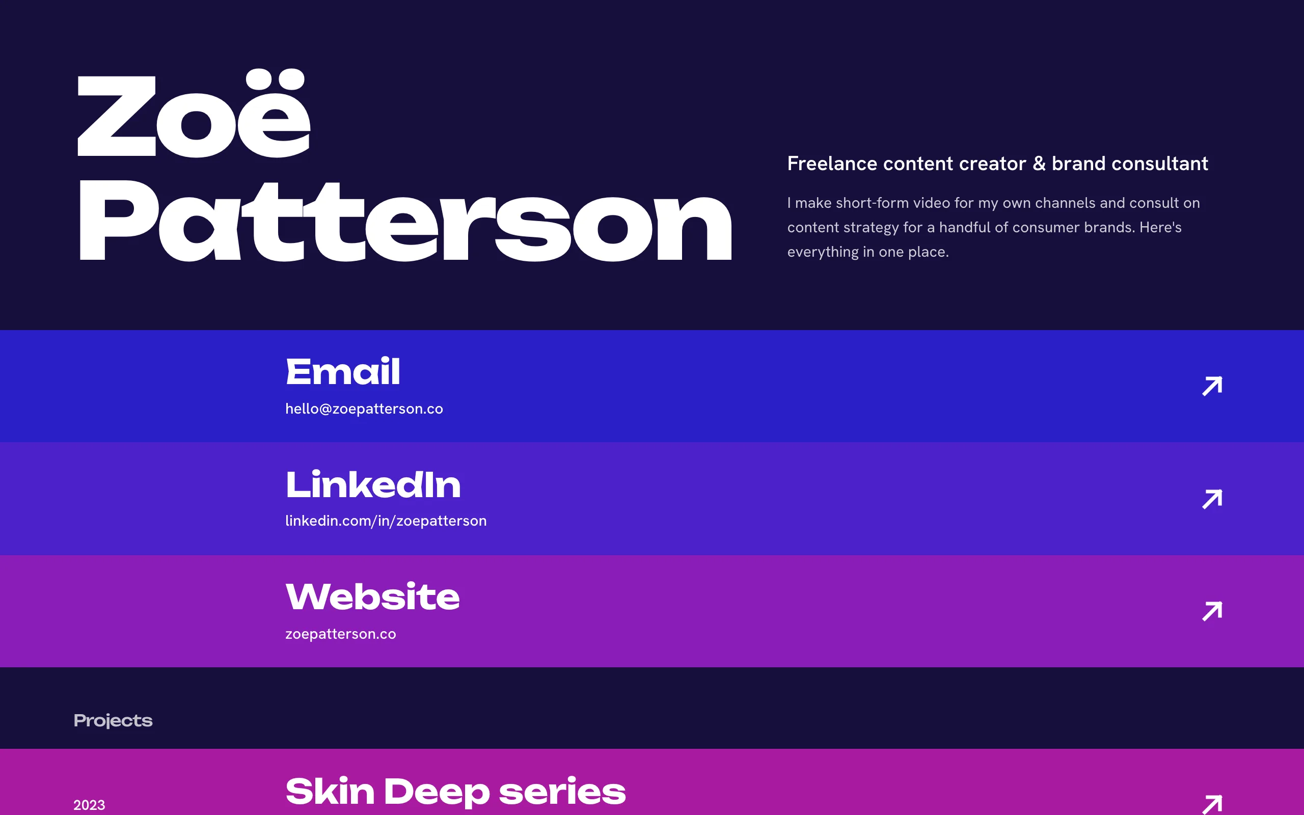 Link Stack design